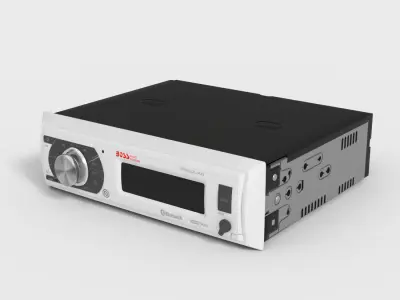 BOSS MARINE RECEIVER CAR RADIO Low-poly 3D model