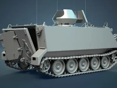 M113 APC High-Poly 3D model