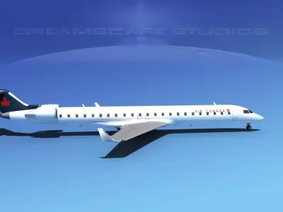 Bombardier CRJ900 Air Canada Express 3D model