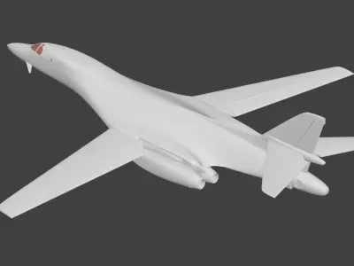 Rockwell B-1 Lancer 3D print model