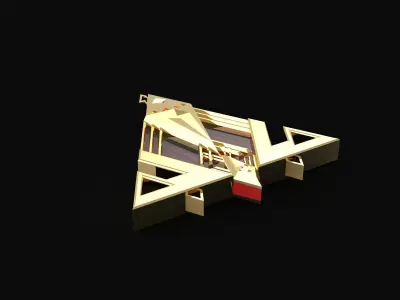 Fish pendant 3D model