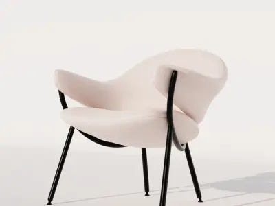 F-DS chair 1 murano design Free 3D model