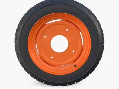 Full Tractor wheel v1 3D model