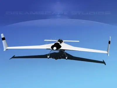 Rutan Long-EZ V03 3D model