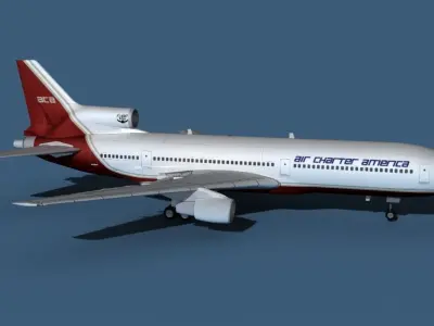 Lockheed L-1011-50 Air Charter America 3D model