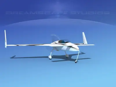 Rutan VariEze V16 3D model