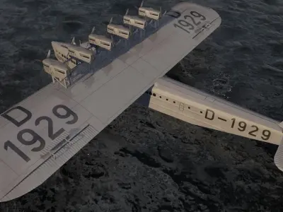 Dornier Do-X 3D model