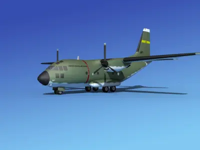 Alenia C-27A Spartan USAF 1 3D model