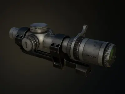 Vortex Razor HD Gen3 scope Low-poly 3D model