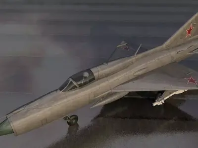 Mikoyan-Gurevich MiG-21 PFM Fishbed 3D model