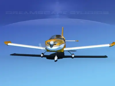 Zlin Z 242 V02 3D model