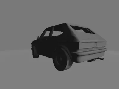 Alfa Romeo 145  Static 3D Printable Model 3D model