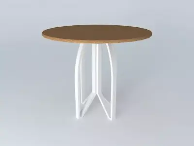 Small dinner table Free 3D model