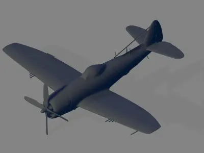 P-47N-15 Thunderbolt 3D model