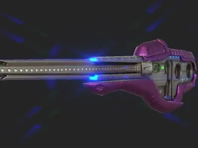 Covenant Carbine Low-poly 3D model