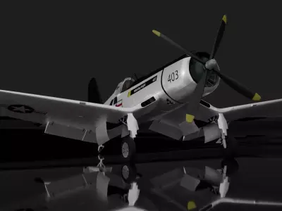 F4U-C Corsair 3D model