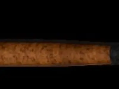 Melee weapon - War billhook Free low-poly 3D model