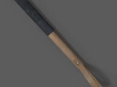 Medieval Spear 3D model Free low-poly 3D model
