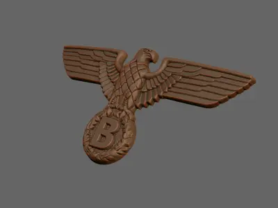 eagle 3D print model