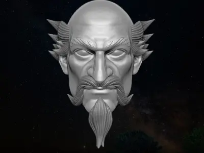 Wise Oldman Donman Art Original 3D files for Action Figures 3D print model