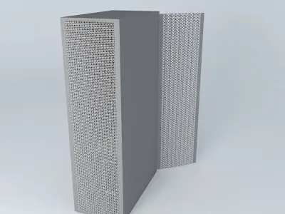 Huawei Cabinet with E9000 Server Hosting Platform Free 3D model