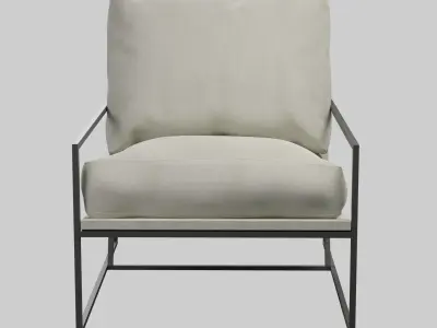 Cole Armchair by Maisons du Monde Free 3D model
