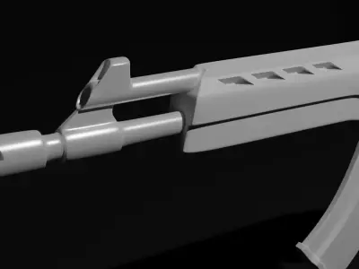 Vandal paint Low-poly 3D model