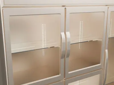 Commercial Restaurant Refrigeration Low-poly 3D model