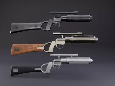 Blaster Rifle 3D model
