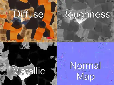 Halloween Hot Air Balloon Model Pack Low-poly 3D model