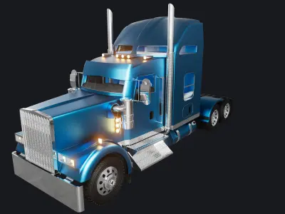 KENWORTH w900 3D model