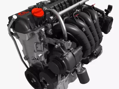 Mitsubishi Engine 3D model