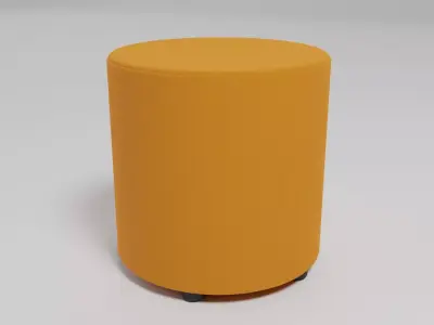MIX - rounded pouf - Free 3D model