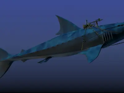  Battle Shark 3D 3D model