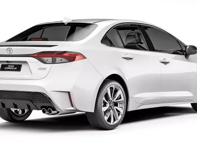 Toyota Corolla XSE 2020 3D model