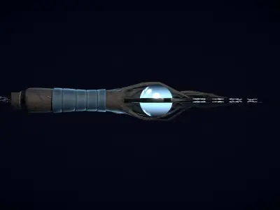 Moonglow Dagger Low-poly 3D model