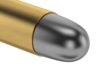 Bullet 25 ACP Low-poly 3D model