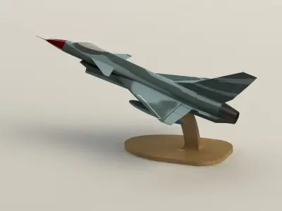 Chengdu J-10 Vigorous Dragon 3D print model