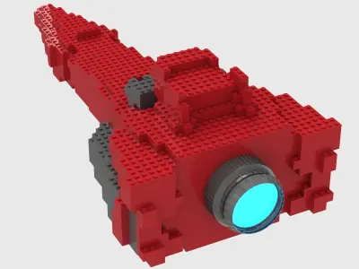 Lego Space Ship 3D model
