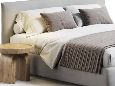 Meridiani Scott Bed 3D model