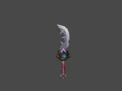 Zeloeman Sword A 12 Low-poly 3D model