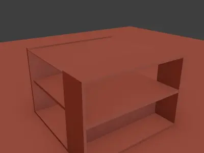 Coffee Table Free low-poly 3D model 2