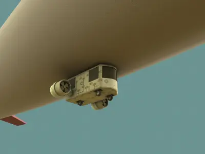 zeppelin  Low-poly 3D model