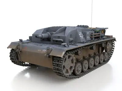 StuG III - Ausf B - StuG Abt 226 3D model