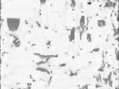 Cartoon Wolf Character 3D Model Cozy Winter Mascot Low-poly 3D model