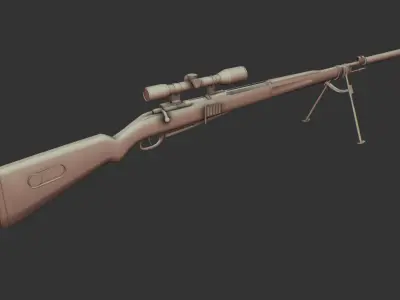 Sniper 3D model