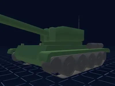 Militant Verdant Dominator - 3D Model of a Green Tank 3D print model