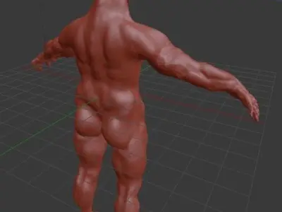 Cyclops human body 3D model