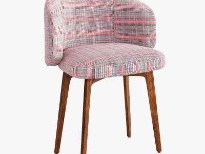 BEA Upholstered chair Free low-poly 3D model