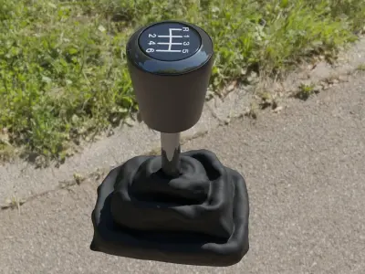 Gear shifter Free 3D model